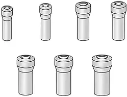 Втулка для резинки Stonfo 3-0 PTFE Tip Bushes 1.8mm