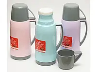 T118 Термос 500 мл стеклянная колба, Питьевой термос, термос с чашкой, Термос с крышкой для напитков