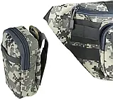Сумка на пояс Prox Digital Waist Bag 37х10х15см колір brown, фото 9