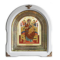 Всецарица (Пантанасса) икона Богородицы в белом киоте