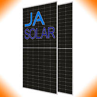 Двухсторонняя солнечная панель JA SOLAR 550Вт JAM72D30-550/MB Bifacial Dual Glass Deep Blue 3.0