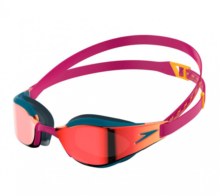Окуляри для плавання Speedo Fastskin Hyper Elite Mirror (8-12818H215) Red/Blue