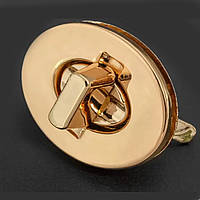 Замок для сумки №7 золото 28*35мм фурнитура для женской сумки, сумочки, клатча (65-044/з)