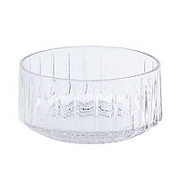 ZAQ Стеклянная салатница прозрачная круглая 13,5*6,5 см