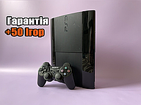 PlayStation 3 SuperSlim 500 Gb +50 Ігор (Прошита PS 3) Гарантія