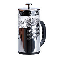 ZAQ Заварник для чая и кофе стеклянный френч-пресс 1 литр