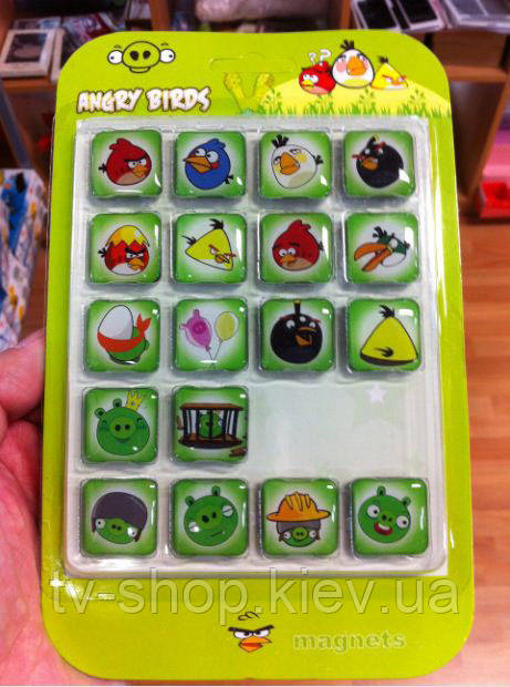 Набір магнітів ANGRY BIRDS
