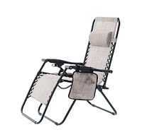 Складное кресло-шезлонг с подножкой для отдыха 176X65X106 см ТМ Garden Line