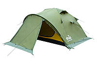 Походная 2-местная палатка | Всесезонная туристическая палатка со снего-ветро защитной юбкой | Tramp TRT-022