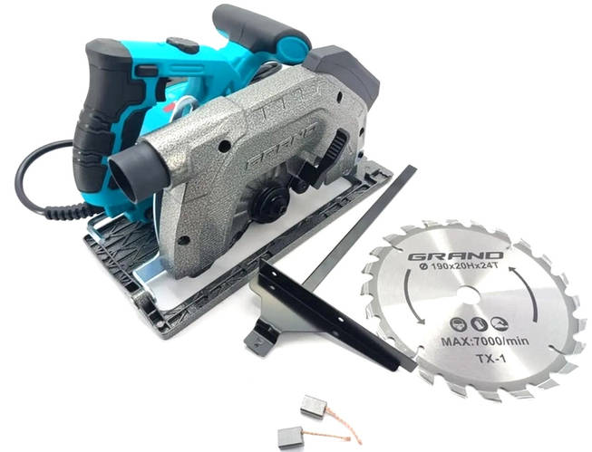 Циркуляционная пила 2350Вт/ 190мм Grand (Чехия), Домашняя циркулярная ...