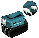Адаптер usb Makita 14,4 В/18В, фото 7