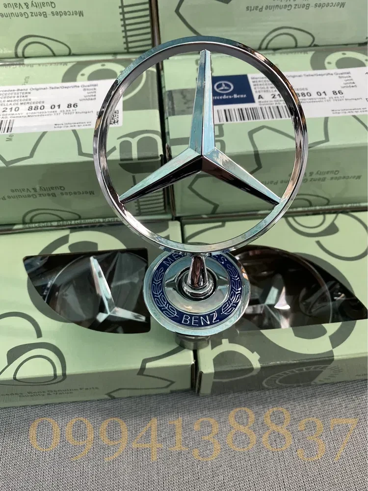 Емблема приціл на капот Mercedes-Benz w210,w211, w203, w202