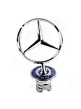 Емблема приціл на капот Mercedes-Benz w210,w211, w203, w202, фото 7