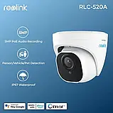 Камера відеоспостереження зовнішня IP POE Reolink Rlc 510A/520А 5mp, фото 4