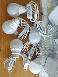 USB LED лампа зі шнуром і регулюванням яскравості, фото 3