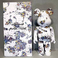 Статуетка Bearbrick 400% Бризг Чорнил. 28 см