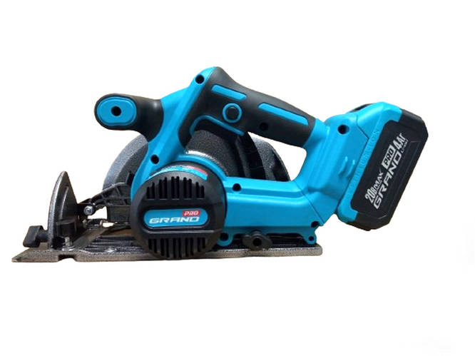 Циркуляционная пила (20В/ 2 акб/ 4Ач/ 185мм) Grand, Домашняя ...