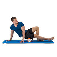Ролик массажный для йоги, фитнеса (спина и шея) OSPORT (33*14 см) Оранжевый 17653 PS
