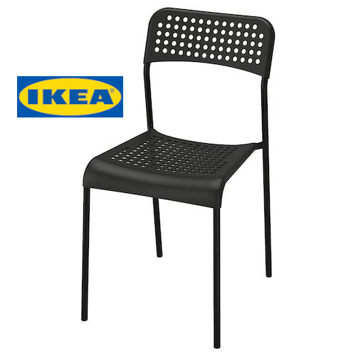 Стілець IKEA ADDE (ІКЕА АДДЕ). 90214285. Чорний