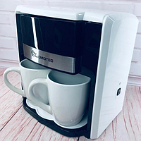Єлектрическая капельная кофемашина эспрессо DOMOTEC MS0706 для дома, Электрокофеварки на две чашки