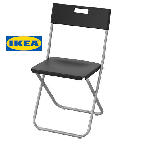 Стілець складаний IKEA GUNDE (ІКЕА ГУНДЕ). 60217799. Чорний