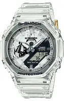 Мужские Часы CASIO G-Shock GA-2140RX-7AER, прозрачный водонепроницаемые часы касио г шок