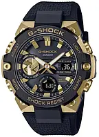 Мужские Часы CASIO G-Shock GST-B400GB-1A9ER, золотой с чёрным касио г шок водонепроницаемые оригинальные часы