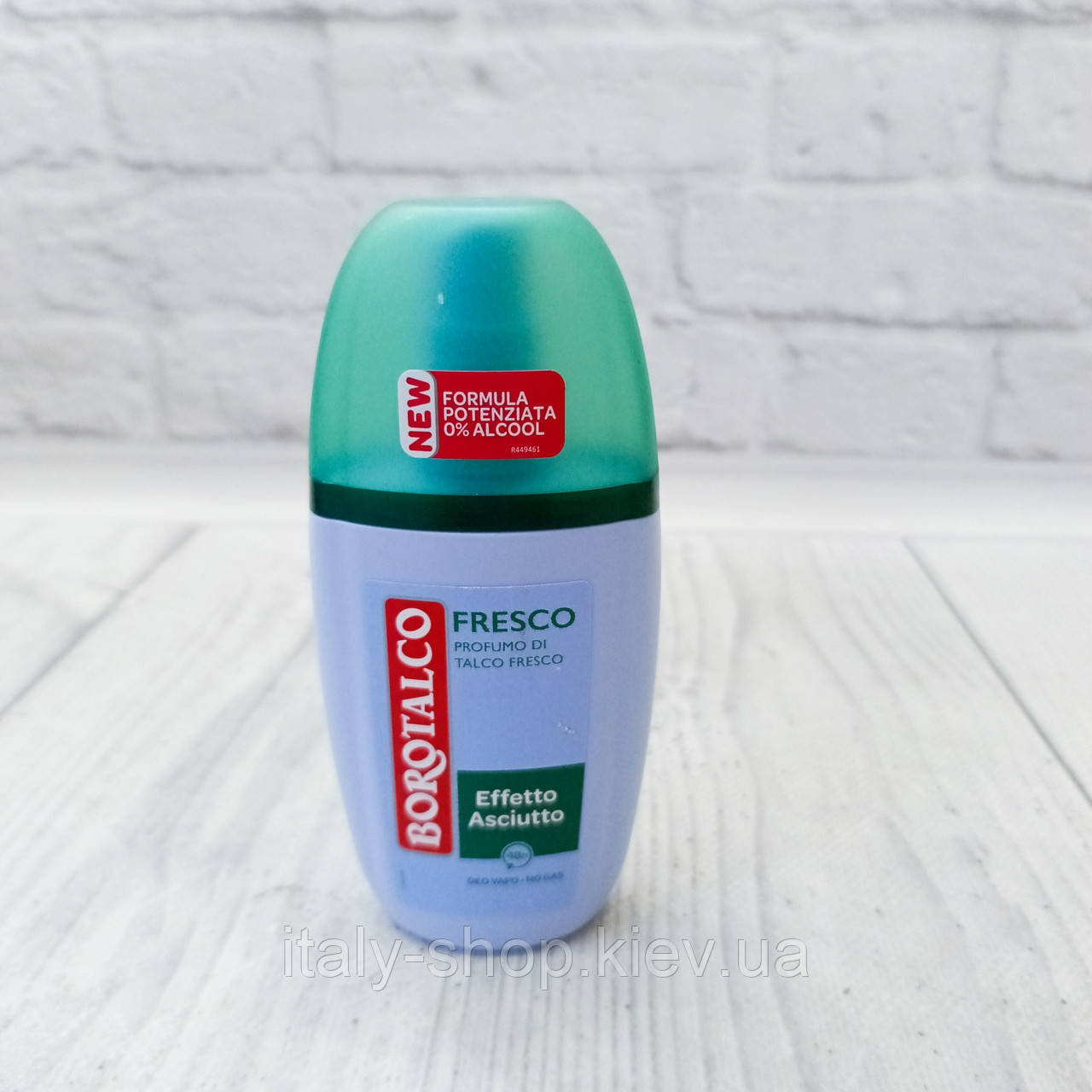 Borotalco Fresco Profumoro di Talco Fresco 48h Дезодорант спрей без газу 0% алкоголю 75мл, Італія, фото 1