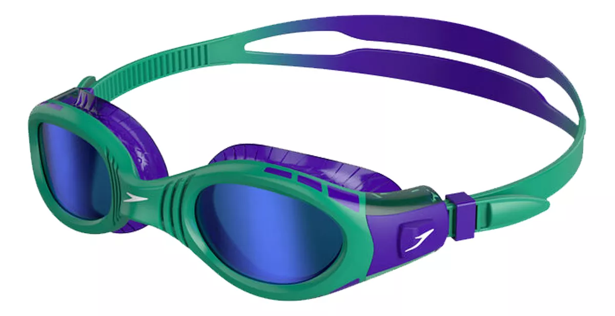 Окуляри для плавання Speedo Fut Biof Fseal Dual Mirror Gog Ju (8-11593F273) Blue/Green дитячі