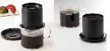 Набір пуровер із кухлем Hario One Cup Cafeor 200ml CFO-1B з металевим фільтром 200 мл, фото 2