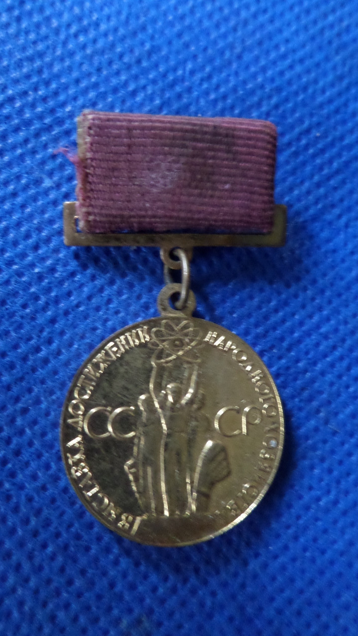 Медаль За успіхи в народному господарстві ВДНХ СРСР No419, фото 1