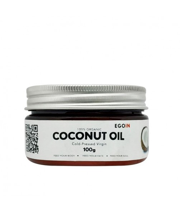 Кокосова олія EGOIN Cold-Pressed Virgin Coconut Oil 100 г, фото 1