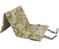 Тактический каремат сидушка трехсекционная Cordura Пиксель, Коврик для сидения MIVAX