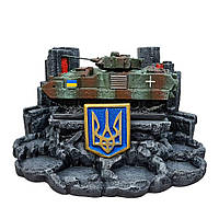 Оригинальный гипсовый сувенир подставка "Украинская M2A2 BRADLEY", Подарок мужу военному M2A2 Бредли