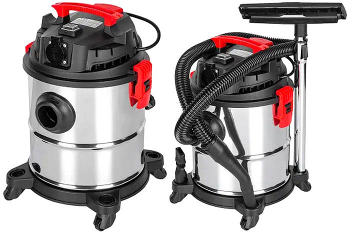 Пылесос для стройки, Строительный пылесос для бетонной пыли 2200Вт/ 25л ...