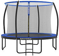 Songmics Gartentrampolin mit Netz 366 cm blau (STR12BK)