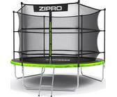 Zipro Jump Pro Gartentrampolin mit Innen-Fangnetz Schuhnetz & Leiter 10FT 312 cm