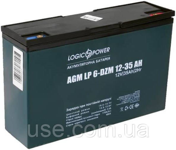 Акумулятор AGM 12V 35Ah, 12 Вольт, В, 35 А*г, Ah, тяговий АБ для електромотору