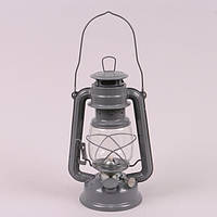 Лампа-светильник керосиновая (Лампадка) с герметичной конструкцией Летучая мышь Серая 24 см (время работы 1