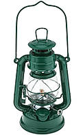 Большая лампа-светильник керосиновая (Лампадка) с герметичной конструкцией Летучая мышь Зеленая 24 см (время