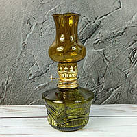 Лампа-светильник керосиновая "Алладин" (Лампадка) с герметичной конструкцией конус Желтая 18 см