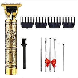 Тример для стрижки VINTAGE T9 + Подарунок Набір інструментів для чищення вух / Тример для волосся, бороди та вусів