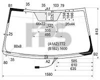 Лобовое стекло Lexus LX 570 2008-