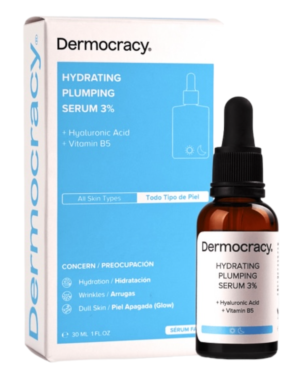 Зволожуючий серум Dermocracy 3% Hydrating Plumping Serum 30 мл