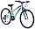 Велосипед 24" Apollo NEO 7s boys Brushed Alloy / Navy Blue / Neon Green Fade, фото 3