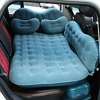 Надувной матрас в машину с насосом и подушками 135*82*45 см, Универсальный портативный матрас для путешествий