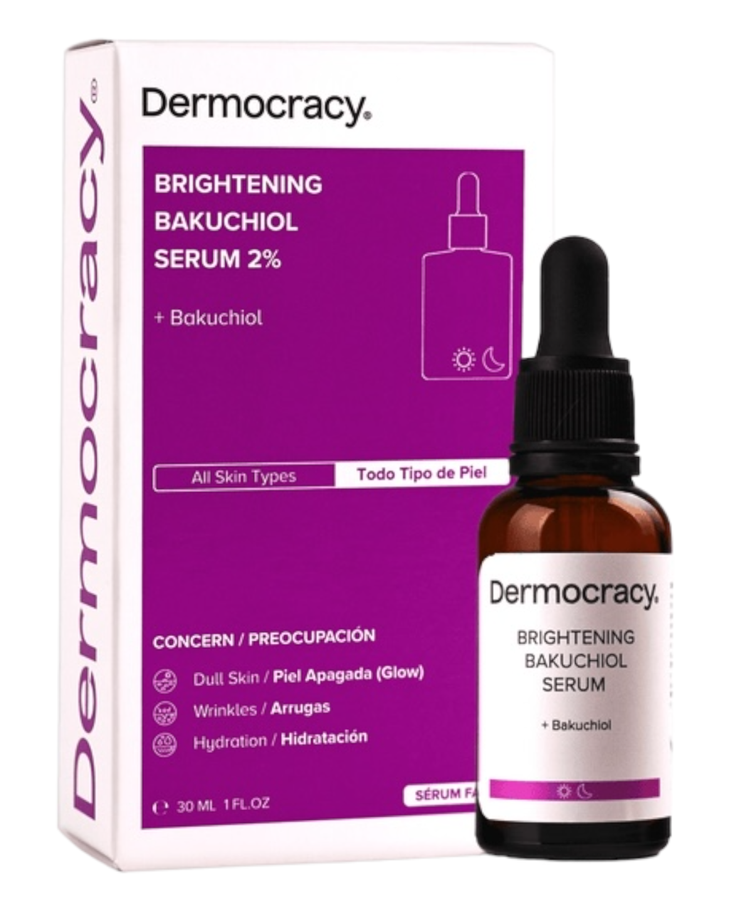 Серум з бакучіолом Dermocracy Brightening Bakuchiol Serum 2% 30 мл