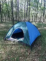 Универсальная просторная палатка на 4-х человек для активного отдыха 2.3 x 2.3 м, Автоматическая палатка int