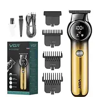Аккумуляторная профессиональная машинка для стрижки волос VGR V-989,Беспроводной триммер для бороды и усов int