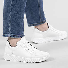 Кросівки жіночі білі з прошитою підошвою